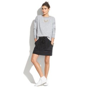 Madewell Silk Lookout Skirt with Pockets